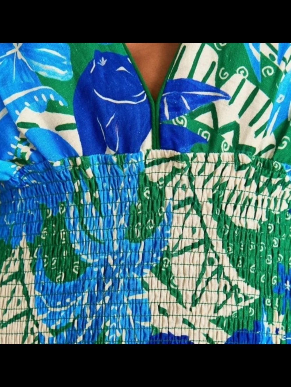 Farm Rio Green Jungle Panther Jumpsuit - Picture 3 of 9